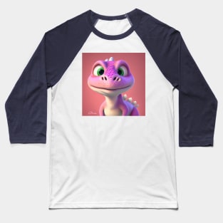 Baby Dinosaur Dino Bambino - Olivia Baseball T-Shirt